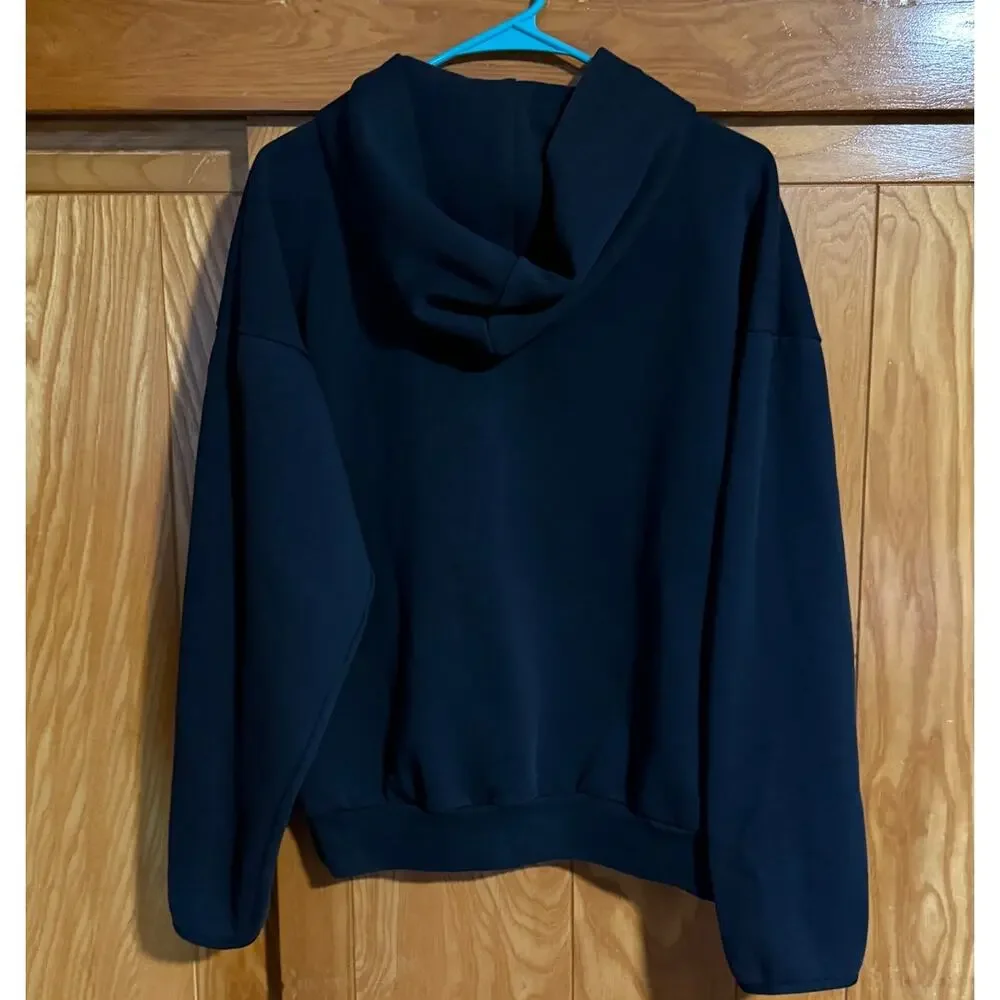 Men's Adidas x Fortnite Logo Hoodie - Black/Pink, Size XS